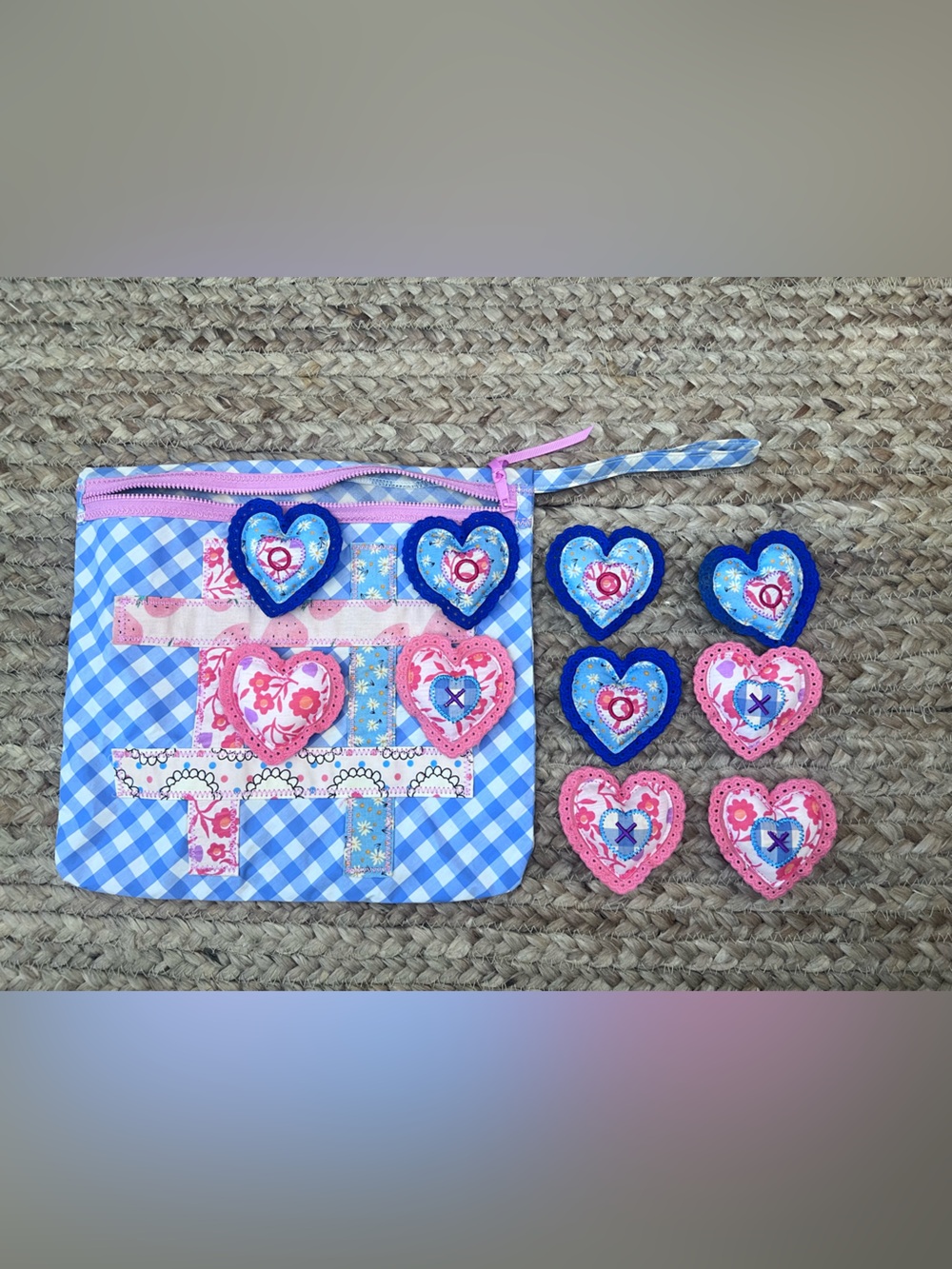 Matilda Jane hugs & kisses game set tic-tac-toe game travel game